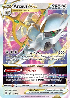 Arceus VSTAR 123/172 from Brilliant Stars