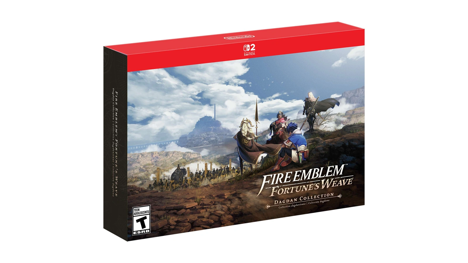 Official Fire Emblem Fortune’s Weave Dagdan Collection outer box for Nintendo Switch 2