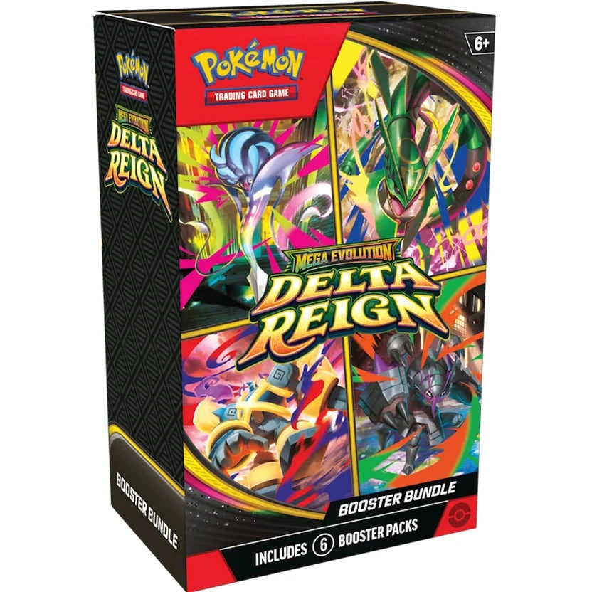 Official Pokémon Mega Evolution Delta Reign Booster Bundle package