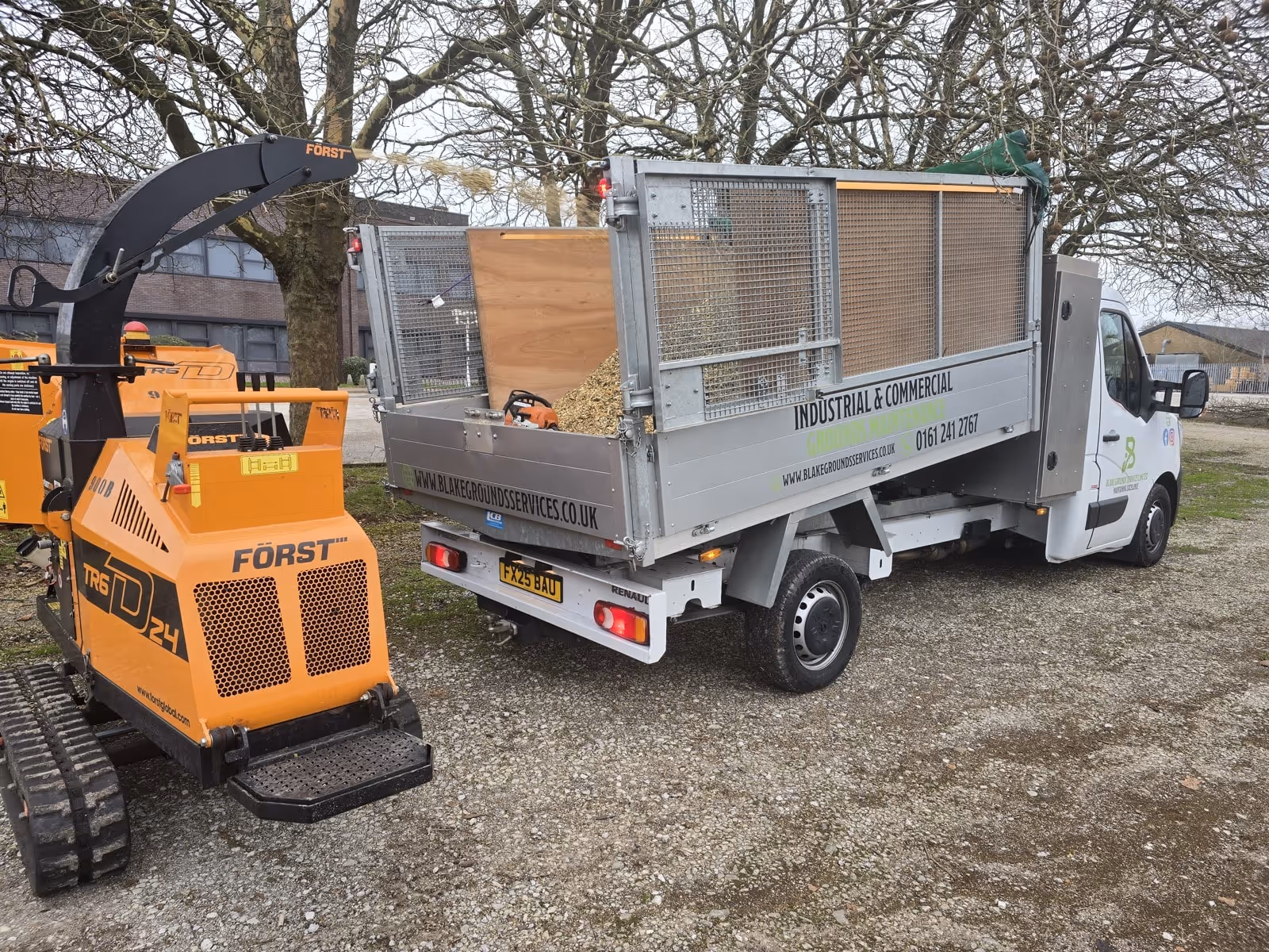 Tree care machine
