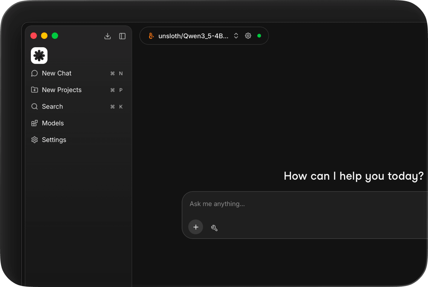 Start chatting
