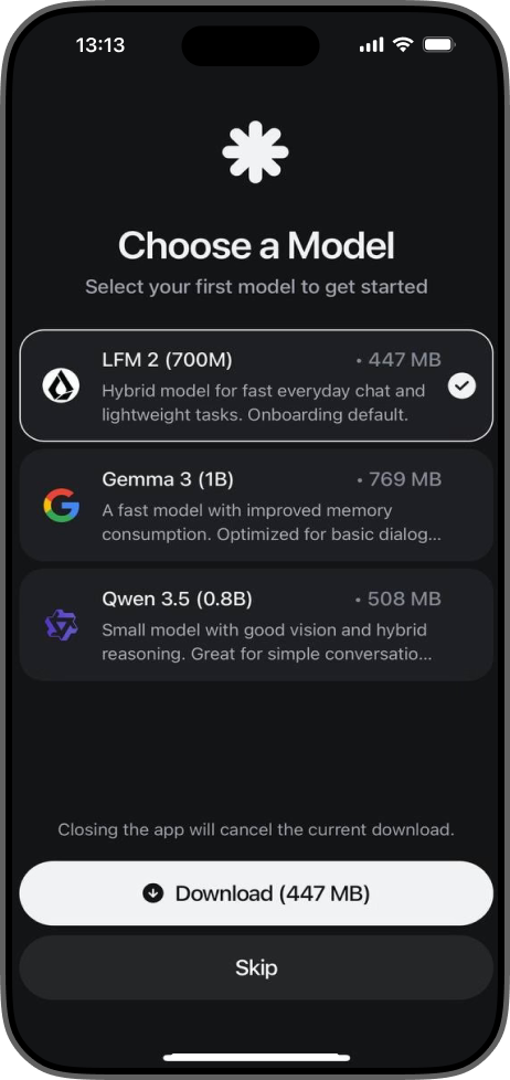 Atomic Chat running local LLMs on device