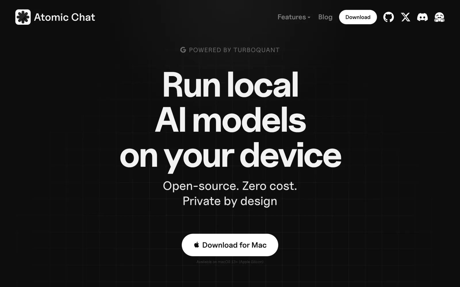 Atomic Chat download page