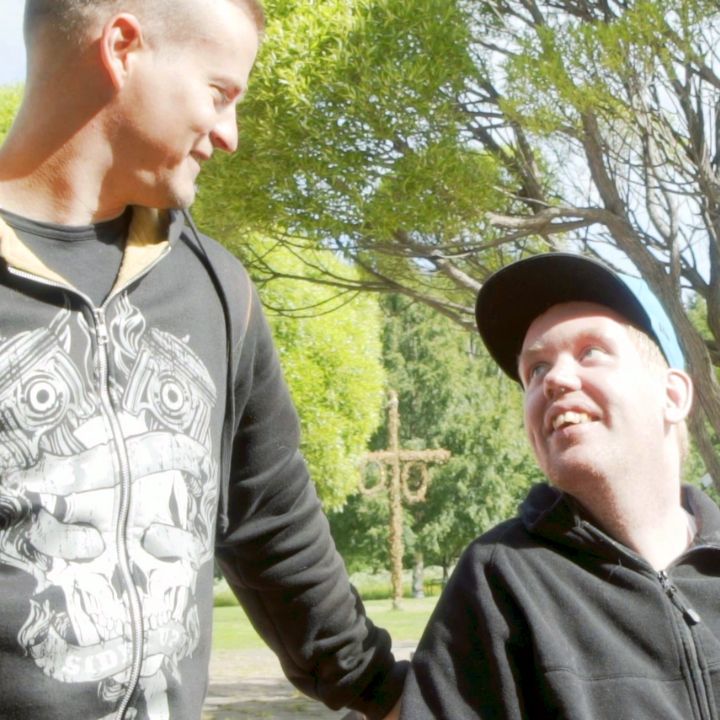 Lugnt sinnesrum med viktfilt och mjukt ljus