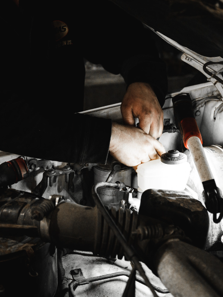 BKP Mechanics working on vehicle comes to you. Mobile mechanic