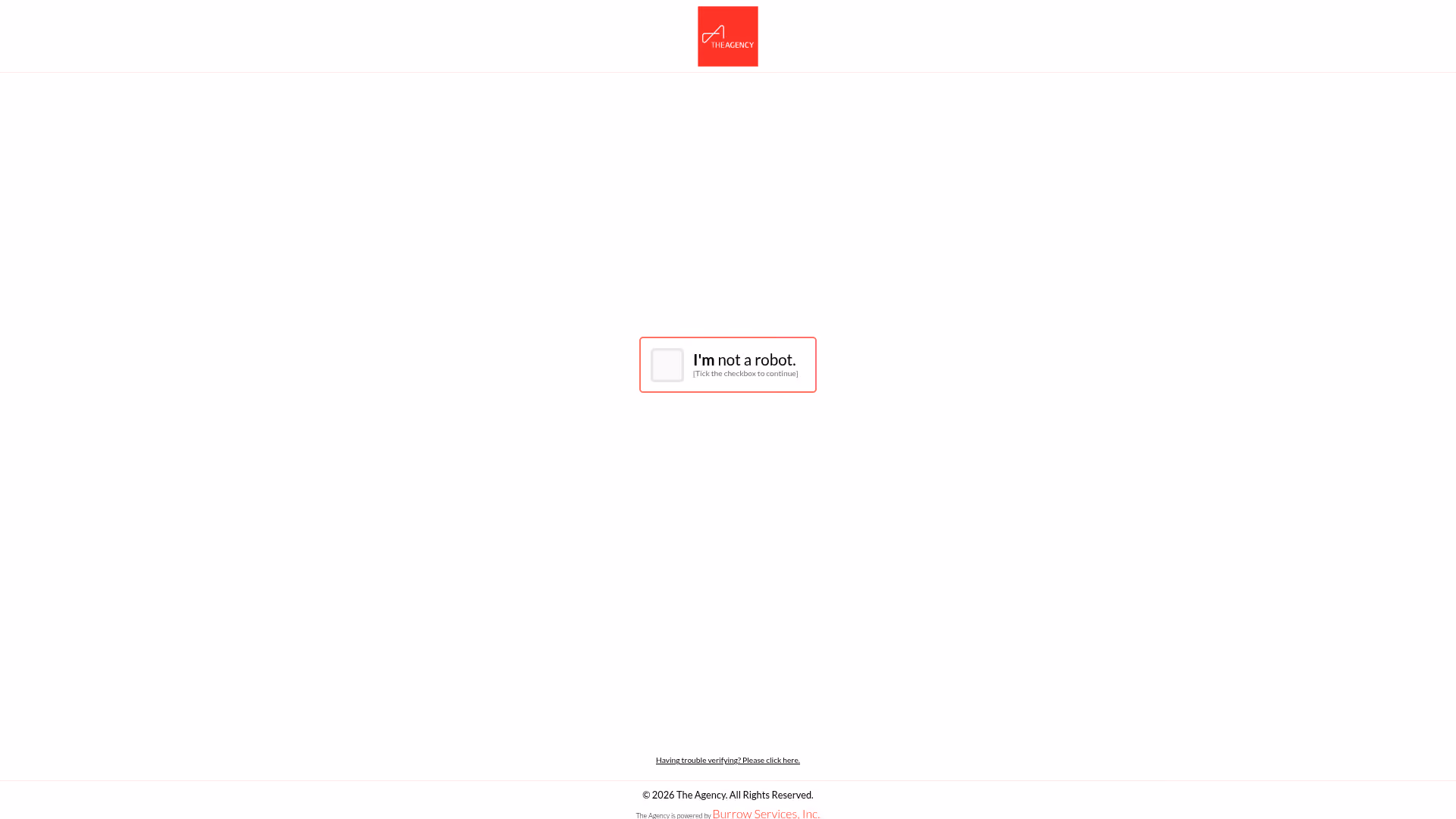 The Agency real estate website screenshot
