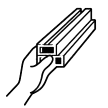 Hand holding a revolver gun with the cylinder visible.