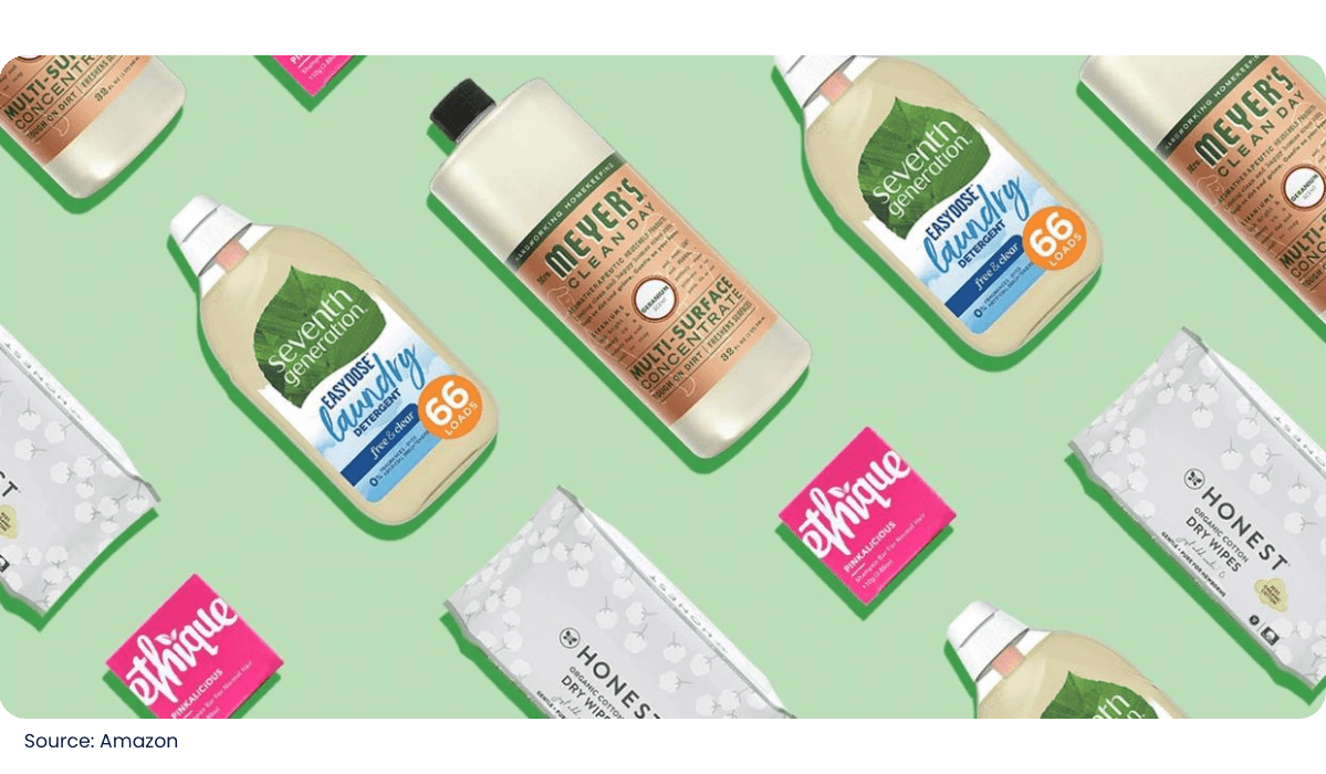 Selection of Eco Household Products