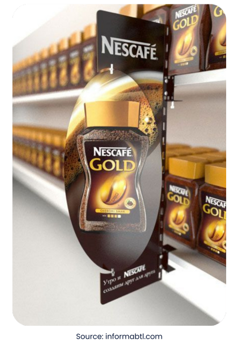 Nescafe Gold Shelf Talker