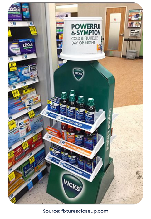 Vicks Promotional Display