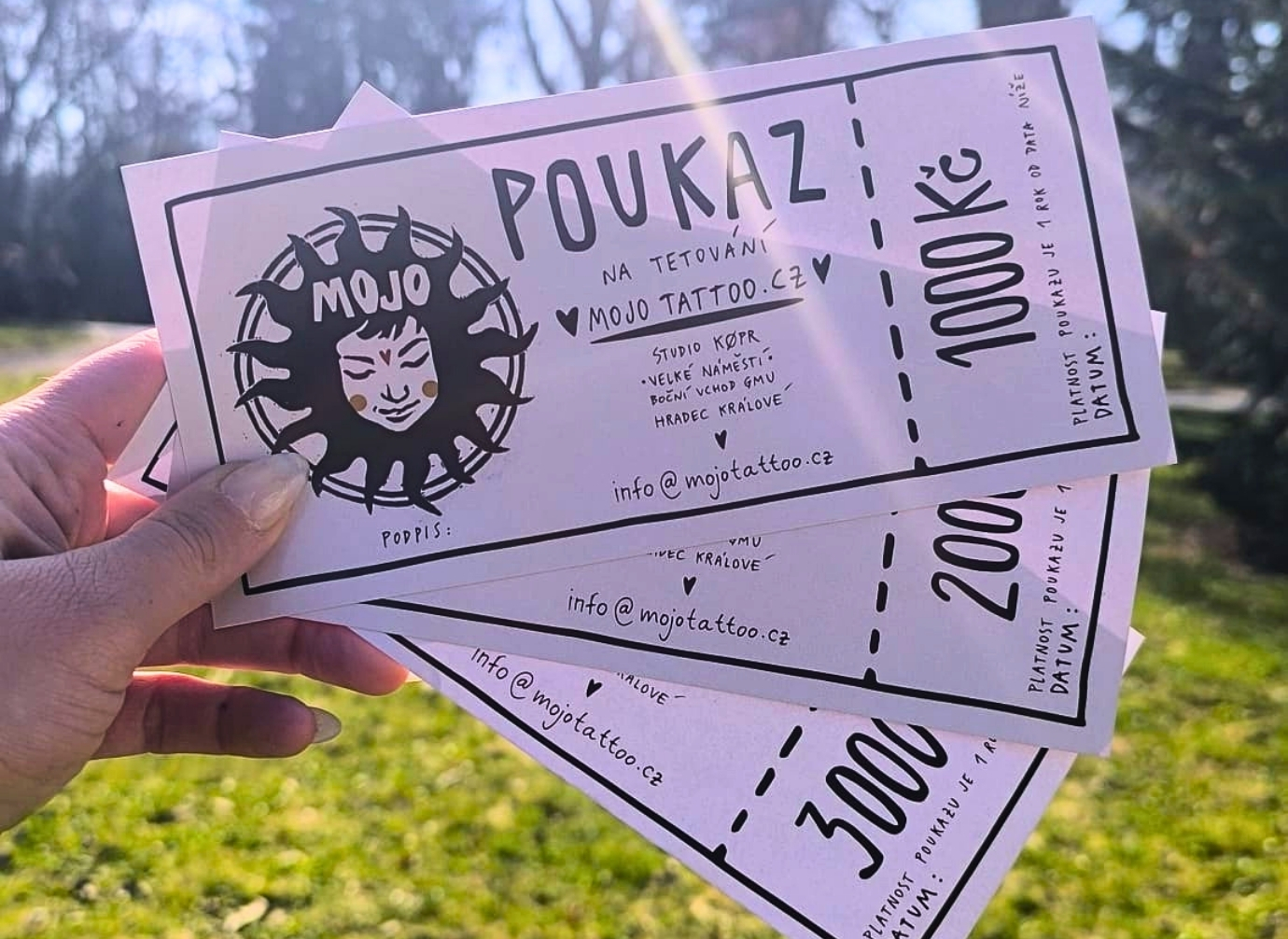 Dárkový poukaz na tetování