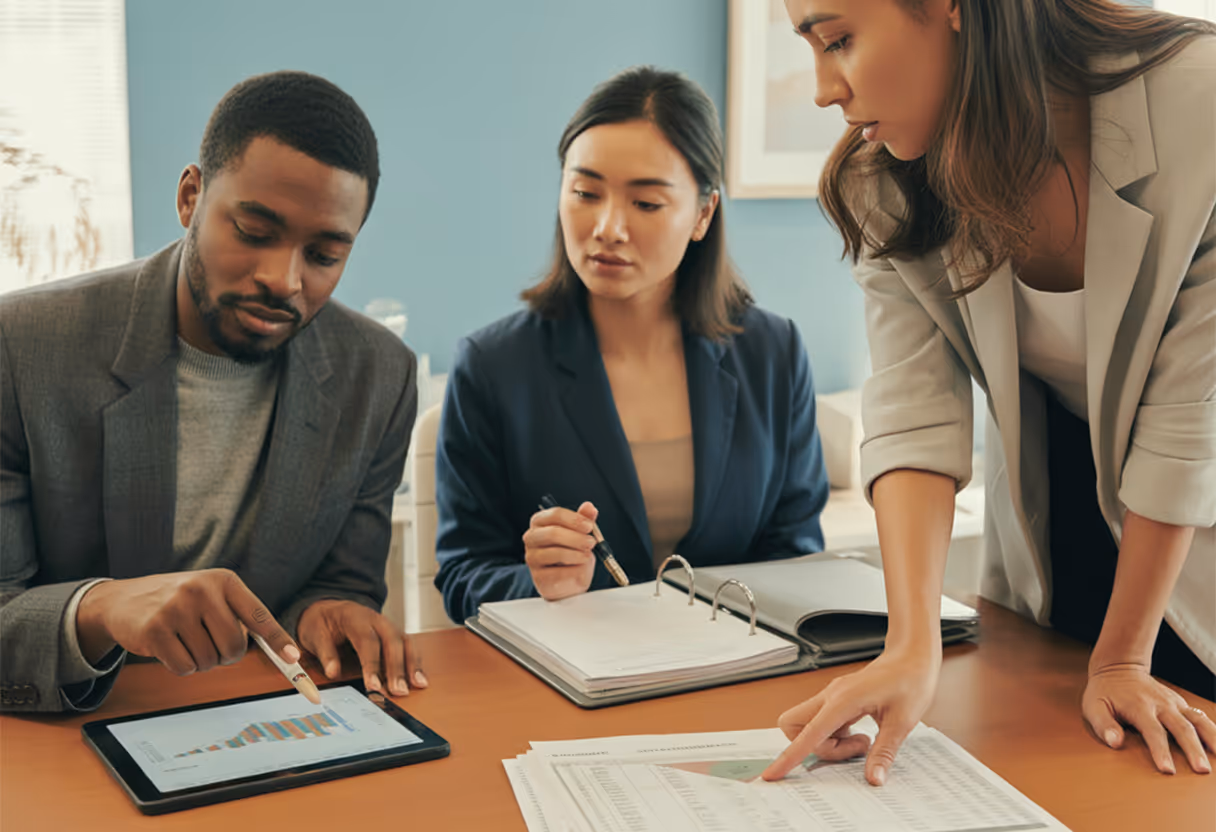 image of expert panel discussing blockchain