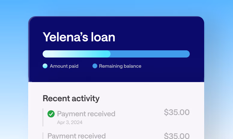 Debt repayment illustration