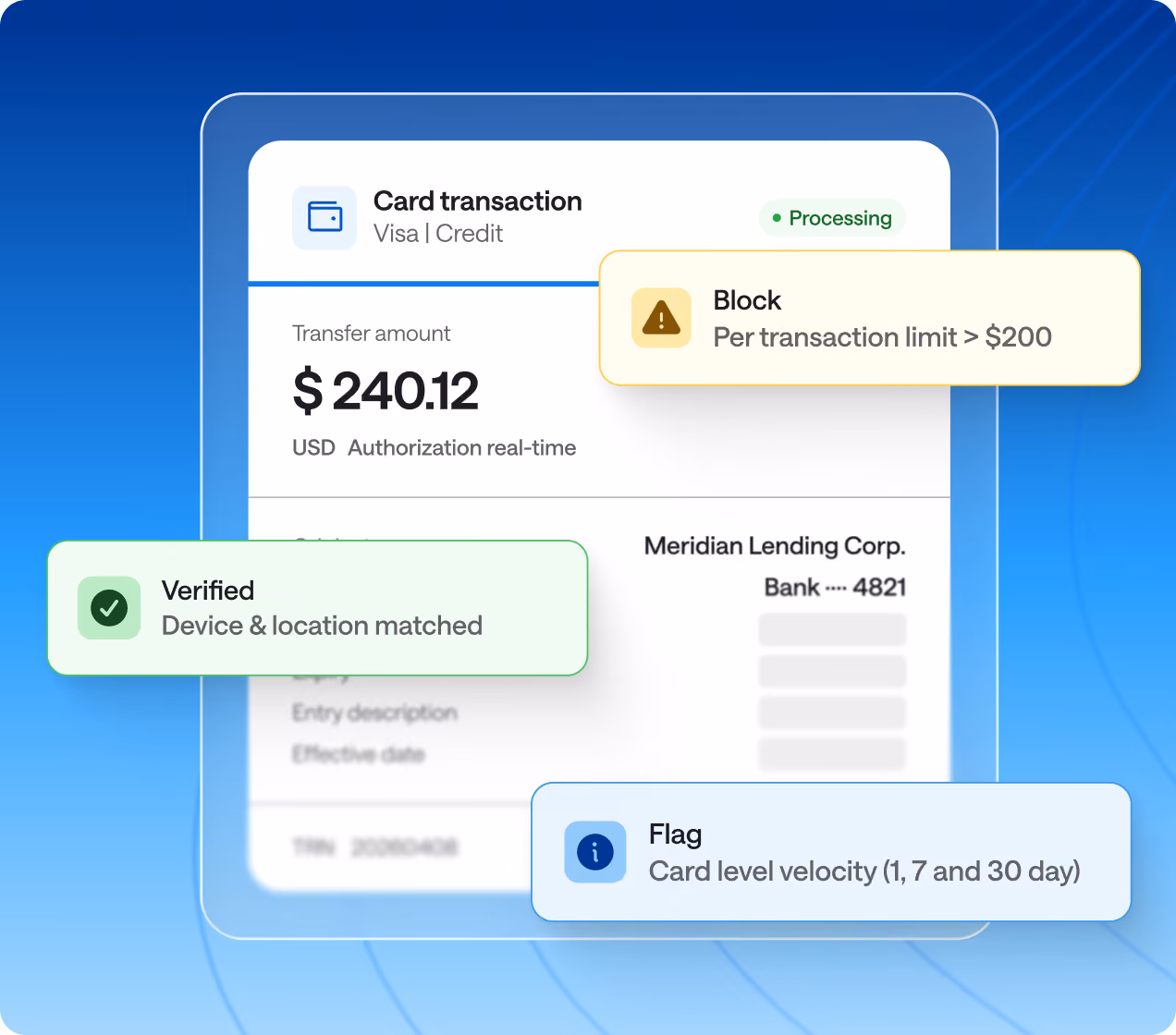 TabaPay risk and fraud hero image