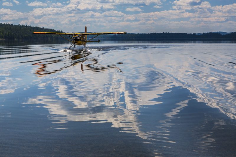 Bushplane on Temagami lake