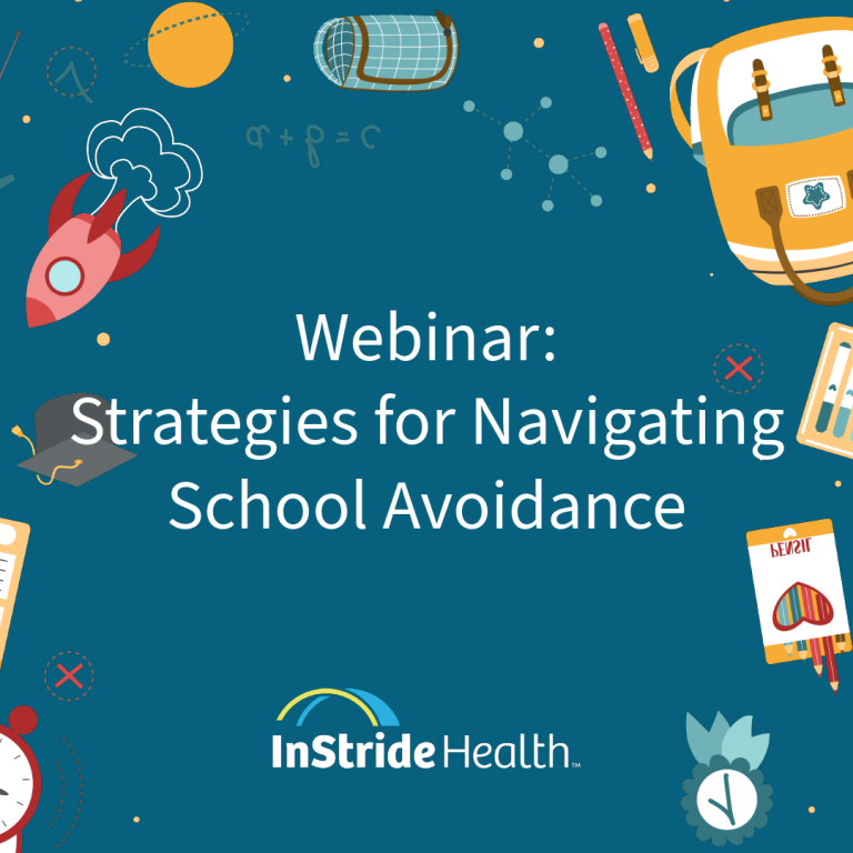 Strategies for Navigating School Avoidance Webinar Cover