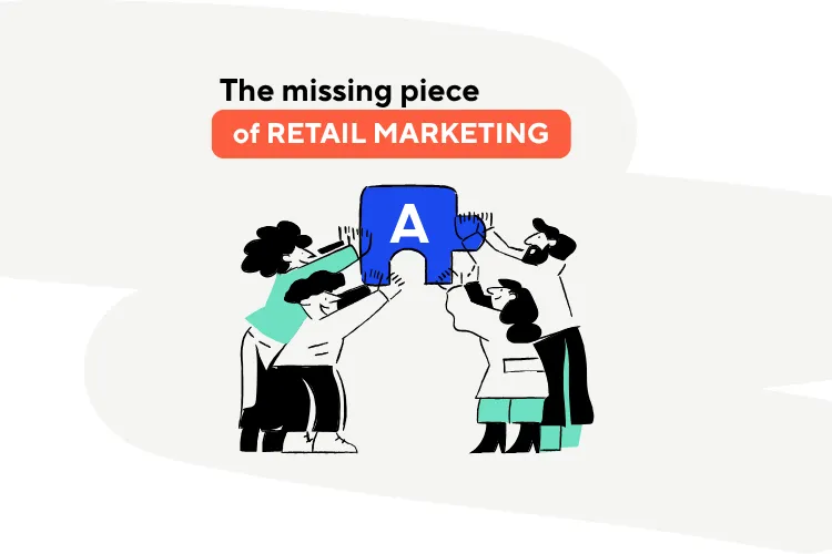 Puzzle pieces representing the disconnected systems and data behind retail marketing operations