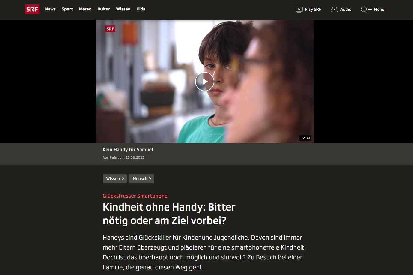 Kindheit ohne Handy: Bitter nötig oder am Ziel vorbei?