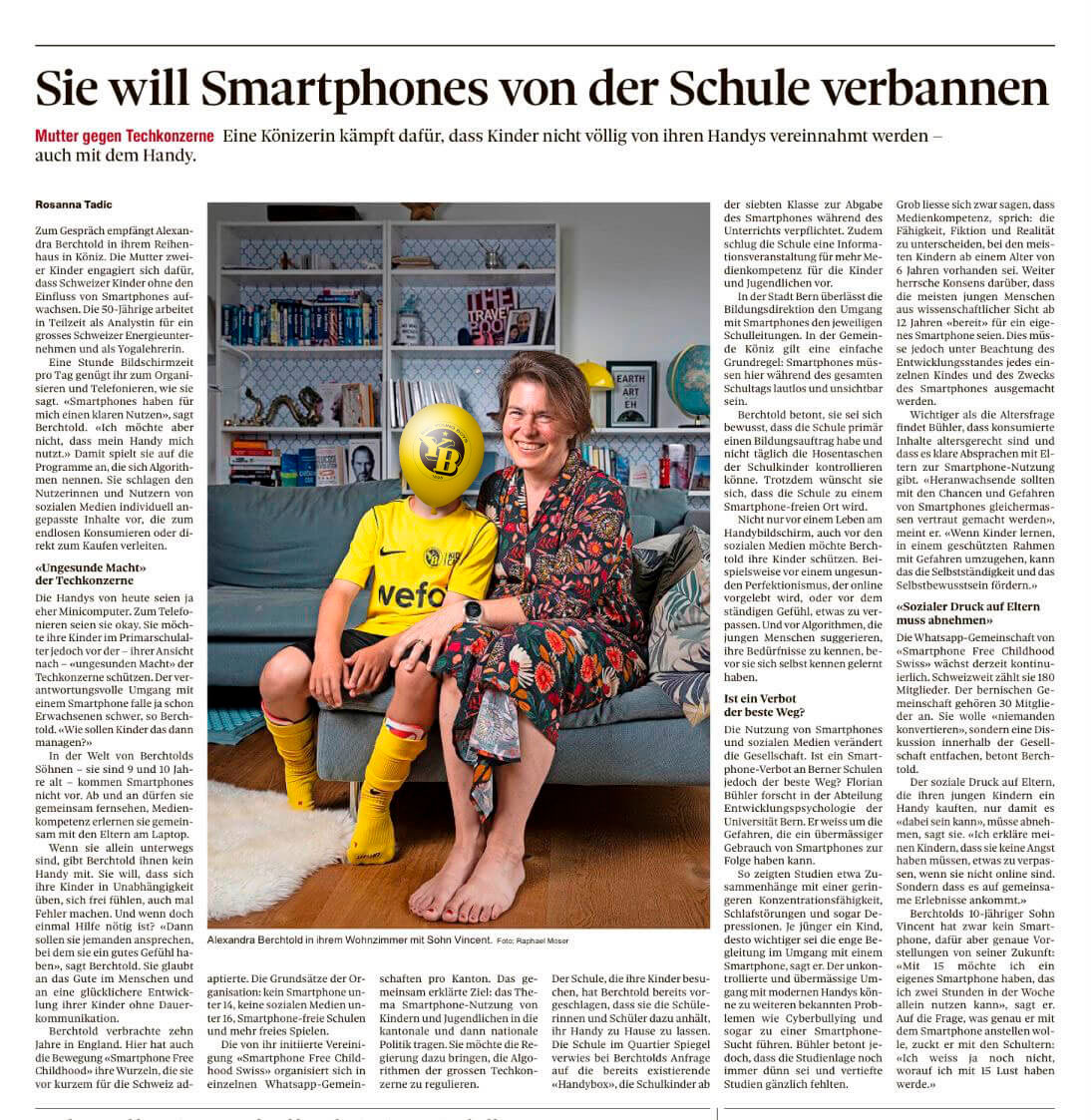 Sie will Smartphones von der Schule verbannen