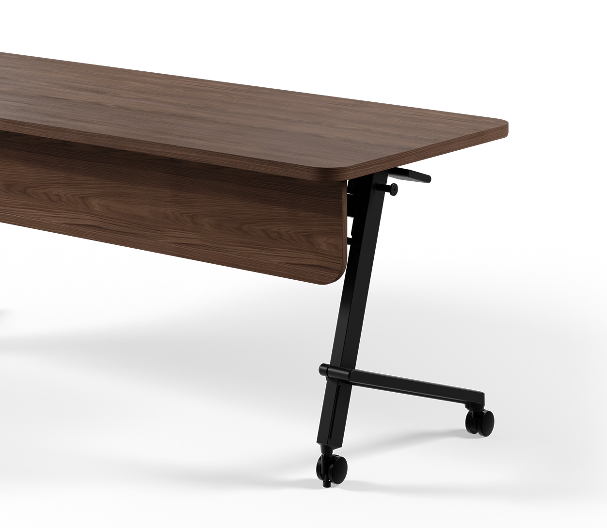 Quantum training table on white background. 