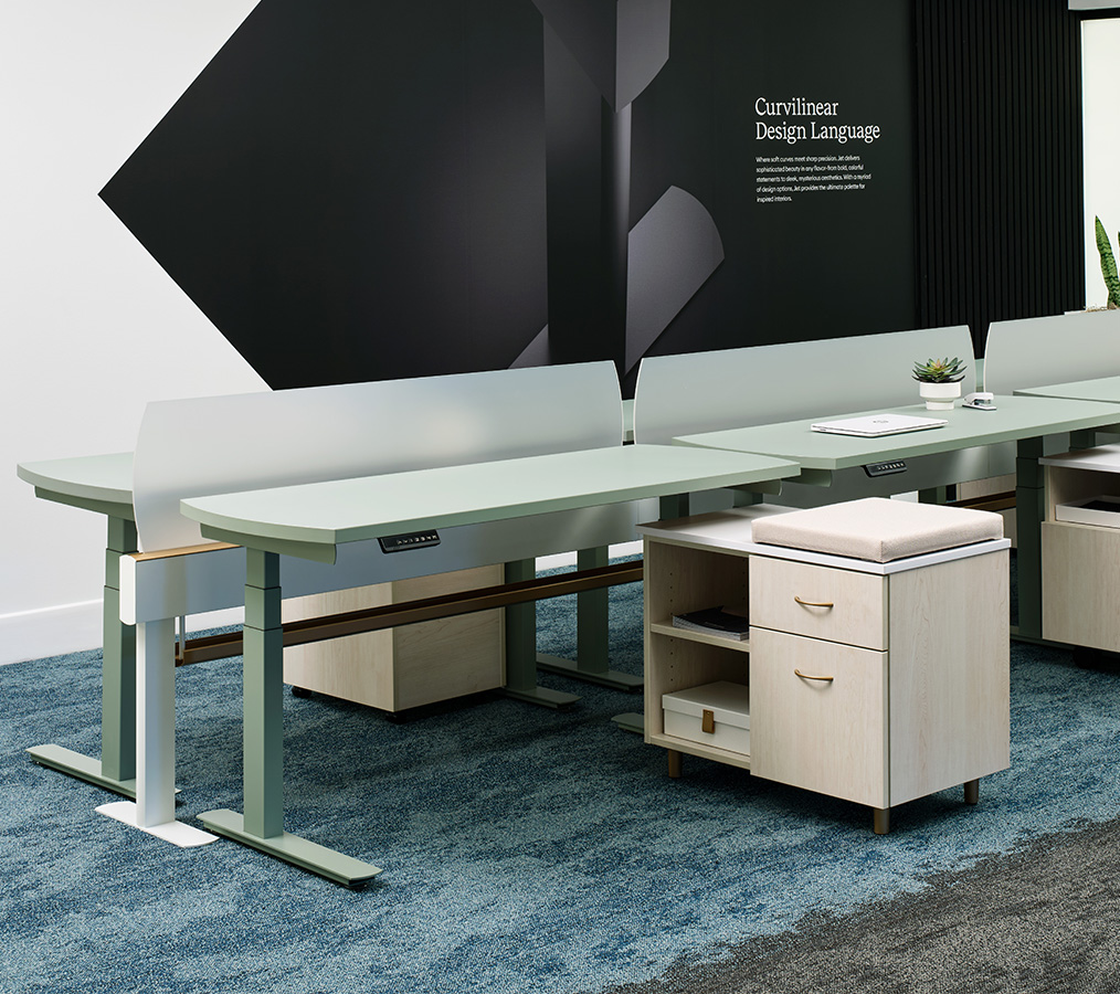 Jet 6-pack in an open-plan environment.