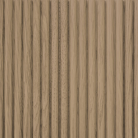 Ceruse Gray Walnut Stain tambour swatch.
