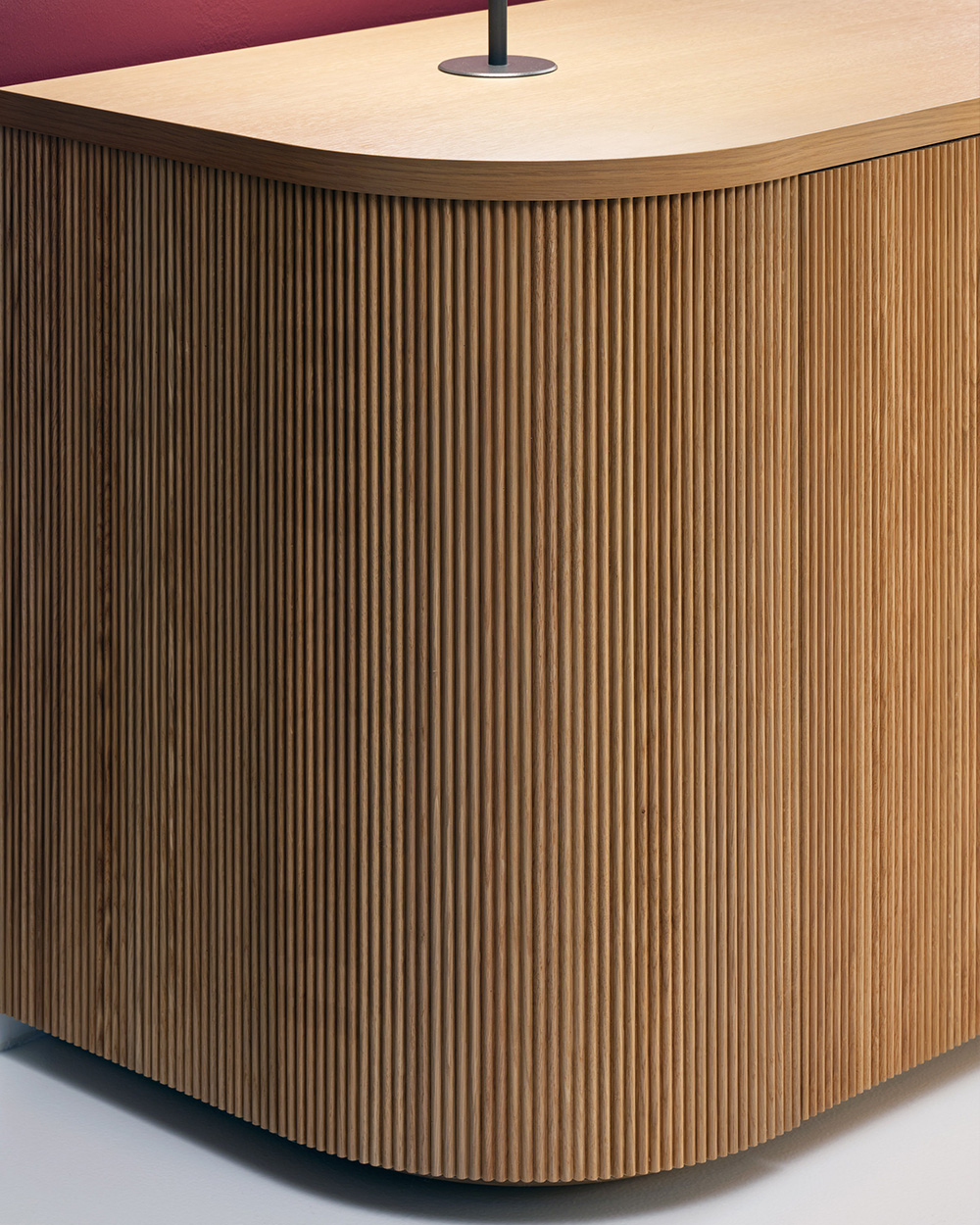 Fluted wood curves