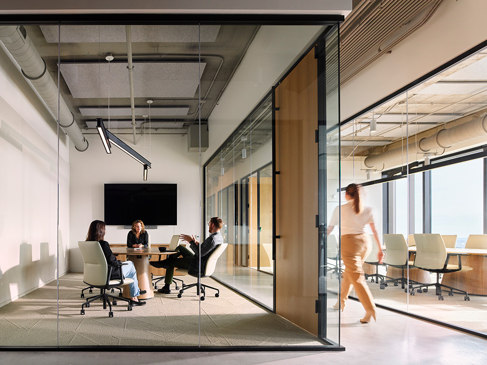 People sitting at a conference table
