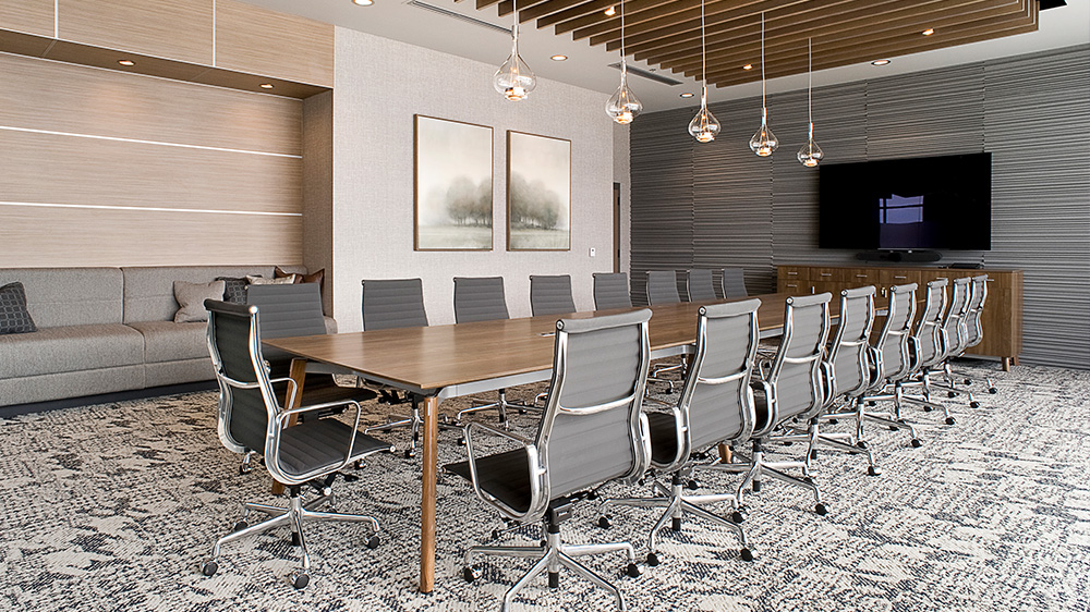 Large table with chairs