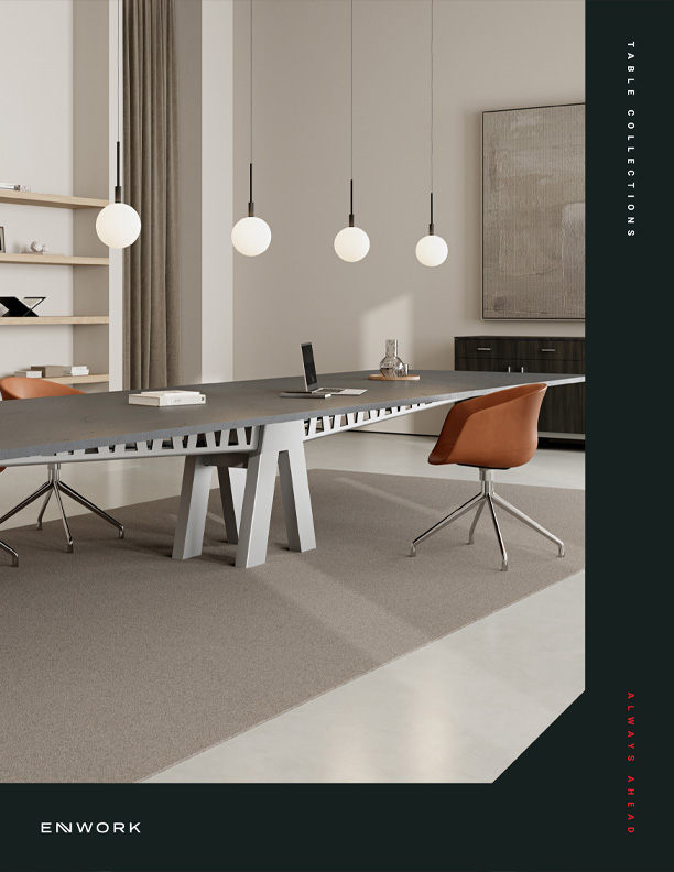 Tables Collections Brochure cover.