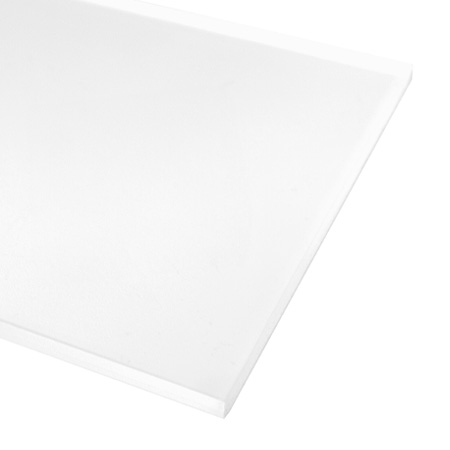 Clear acrylic swatch.