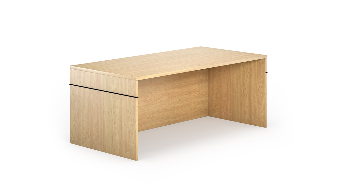 Affinity seated height desk.