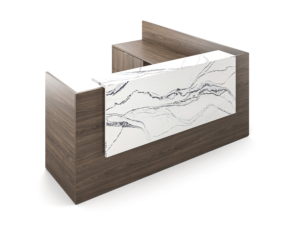 Affinity reception with quartz front.