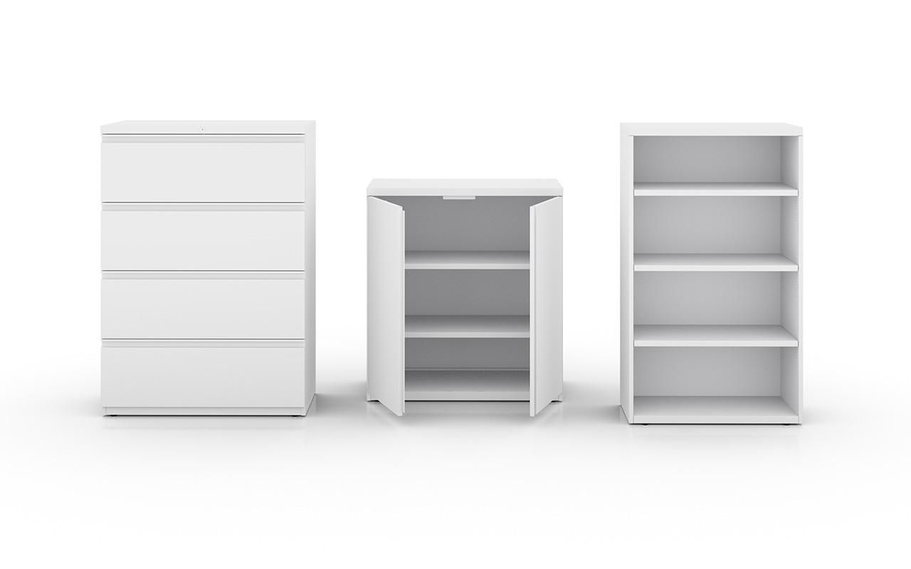 Three Apex storage pieces.