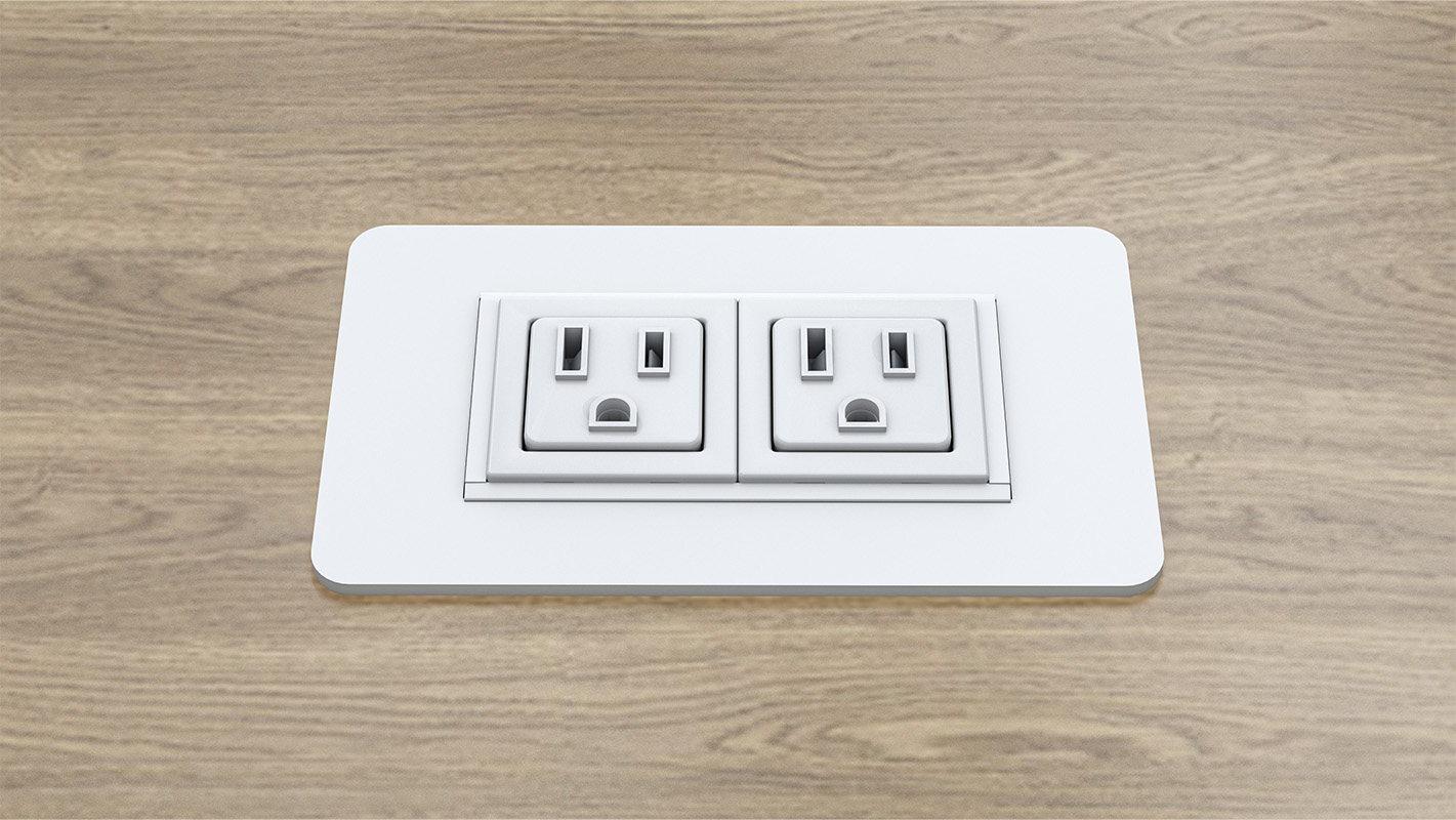 Axil with two power units. 