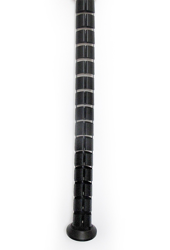 Cable manager standing vertically. 
