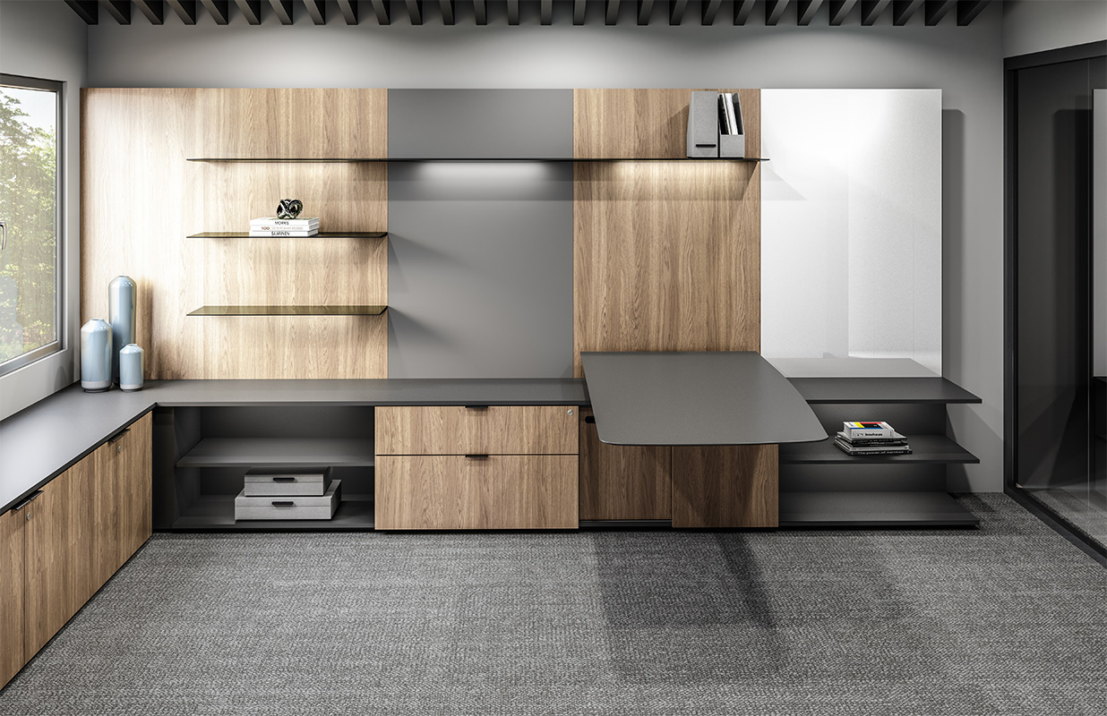 Private office with Cayman furniture.