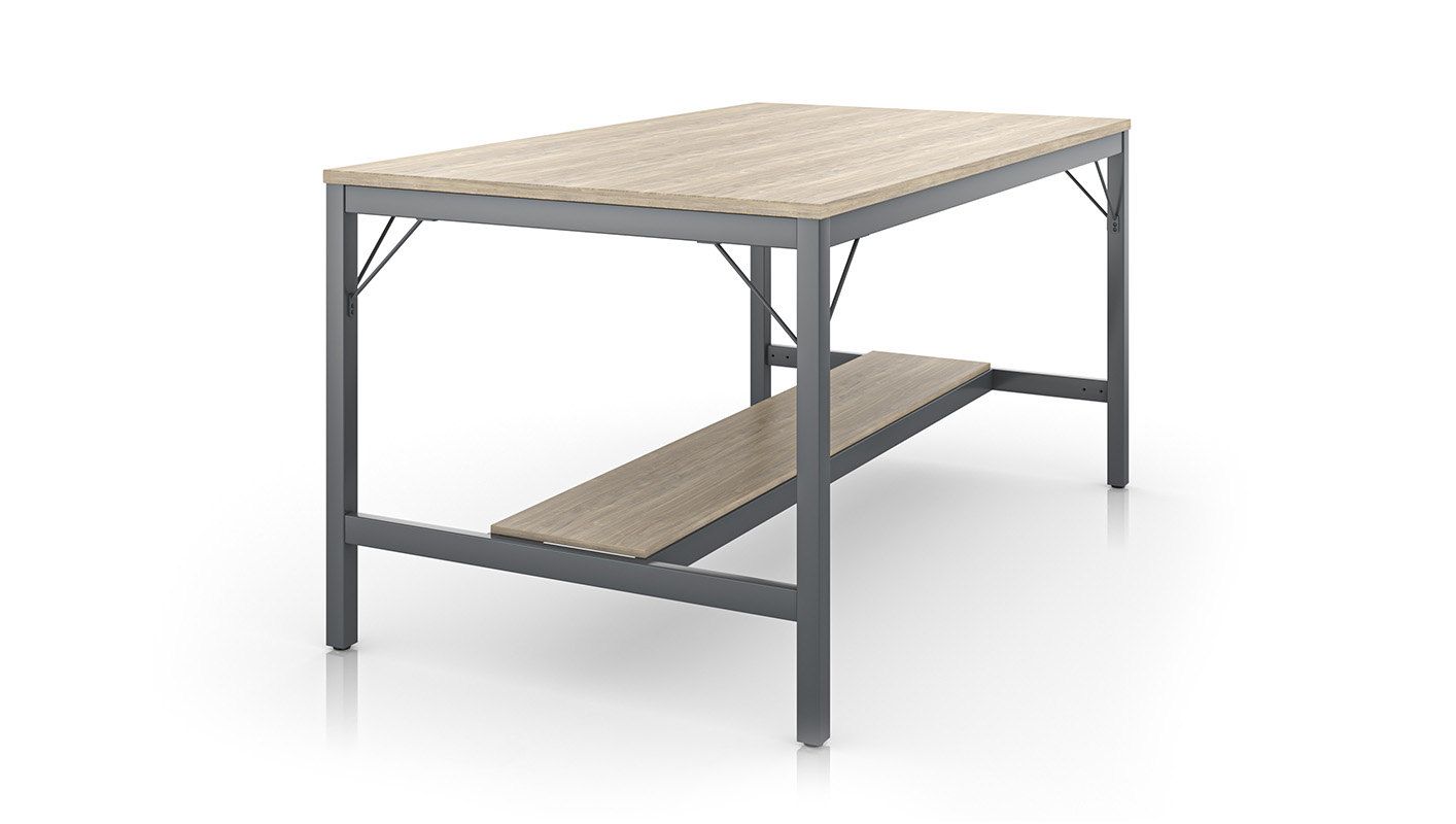 Emerson table on a white background. 