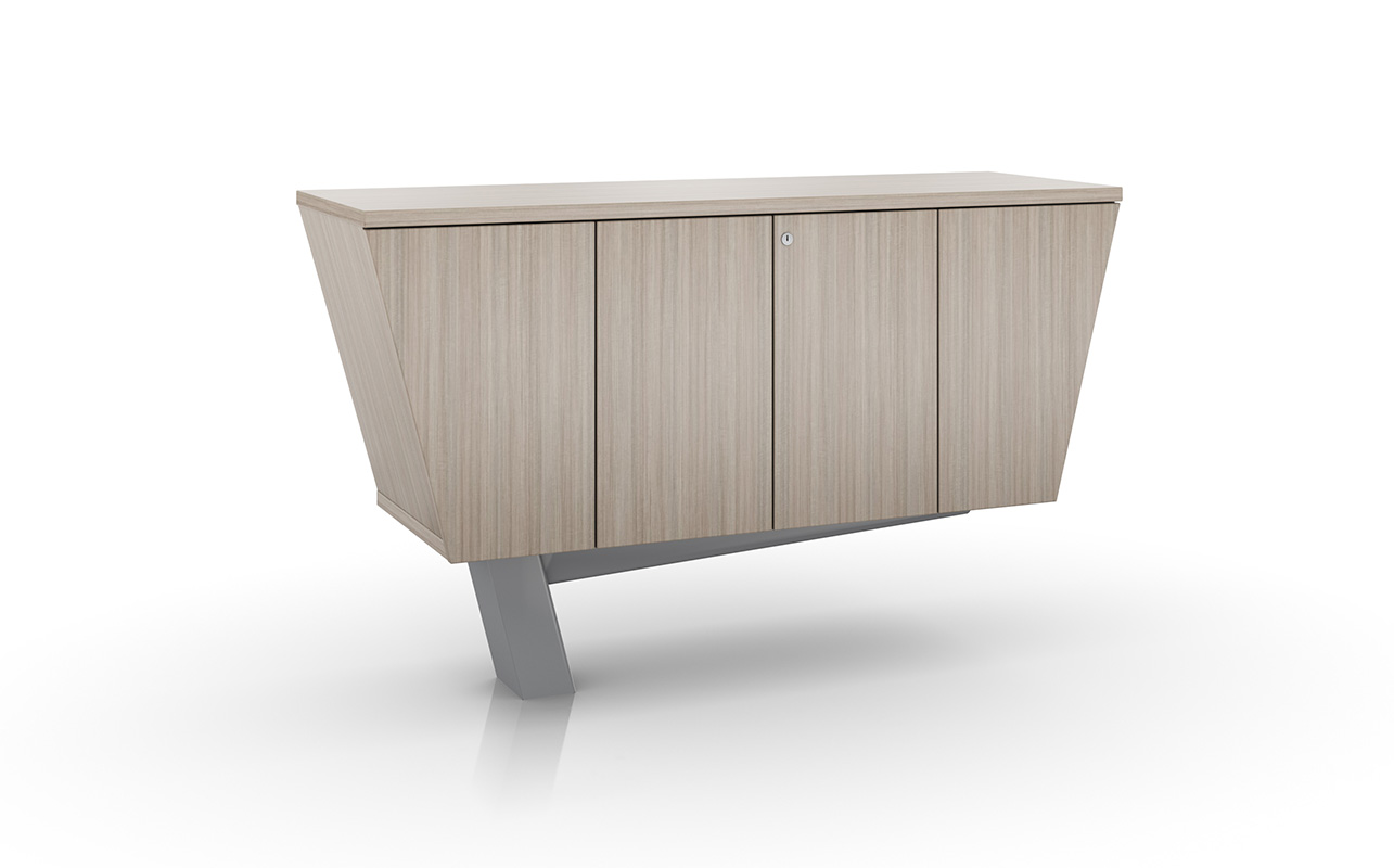Equilibrium credenza with white background. 
