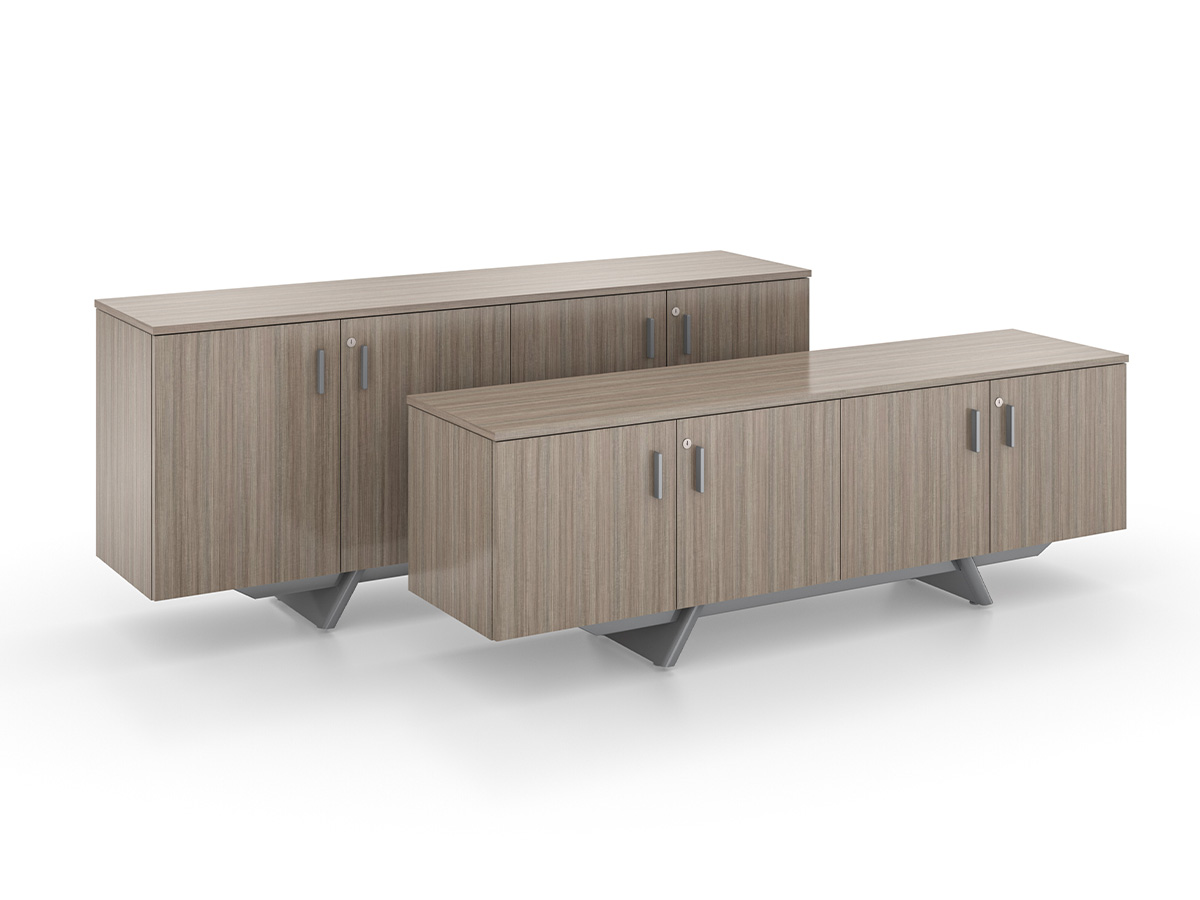 Expanse credenza in two heights.