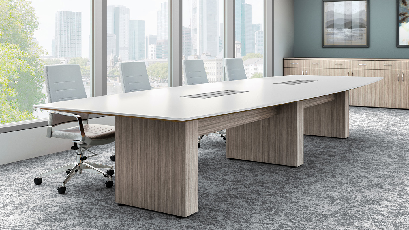 Foundation table in a conference room. 