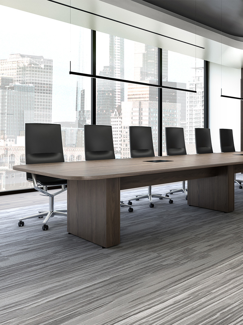 Foundation table in a conference room. 