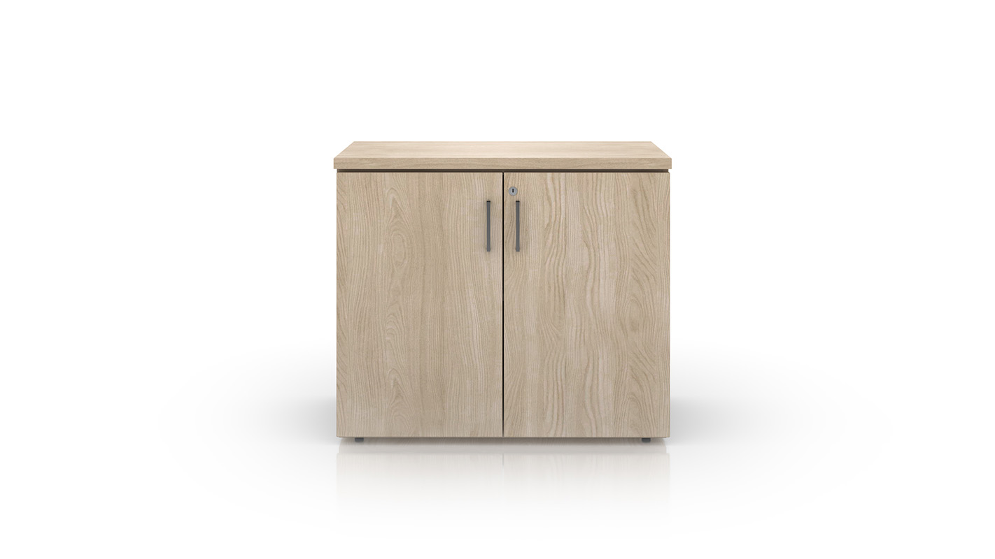 Foundation credenza with white background. 
