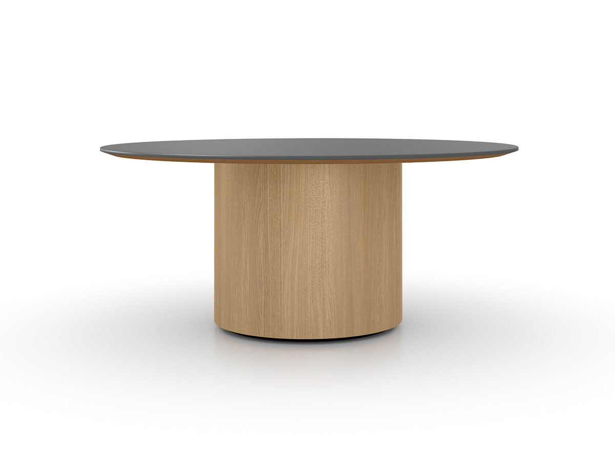 Foundation drum with white background.