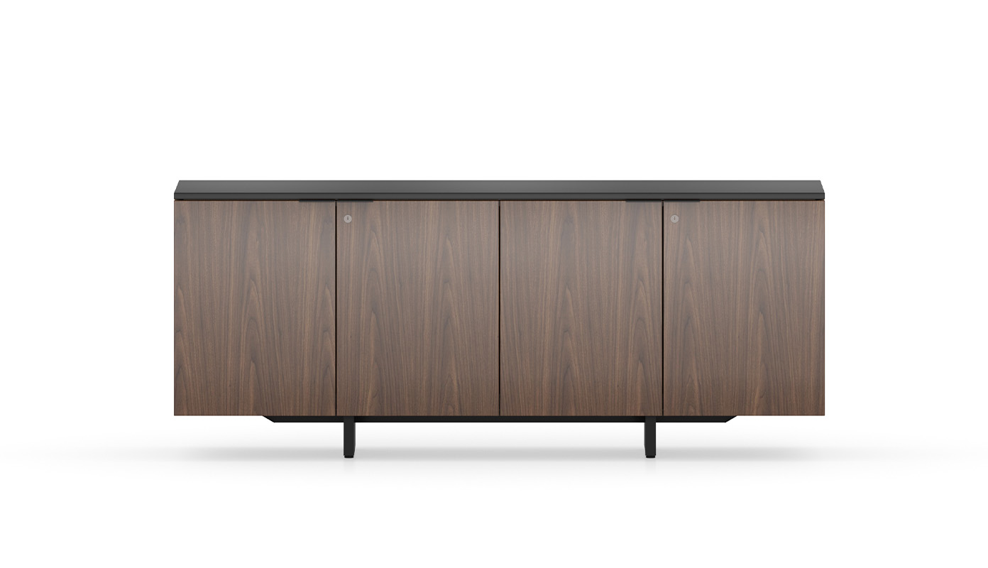 Foundation EX credenza with white background. 