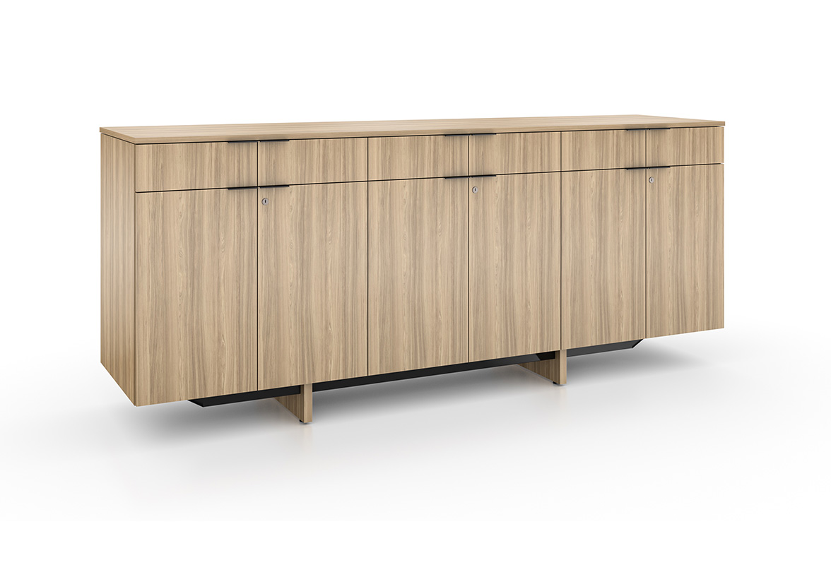 Foundation EX credenza with white background. 