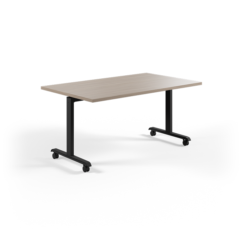 Impression training table with white background. 