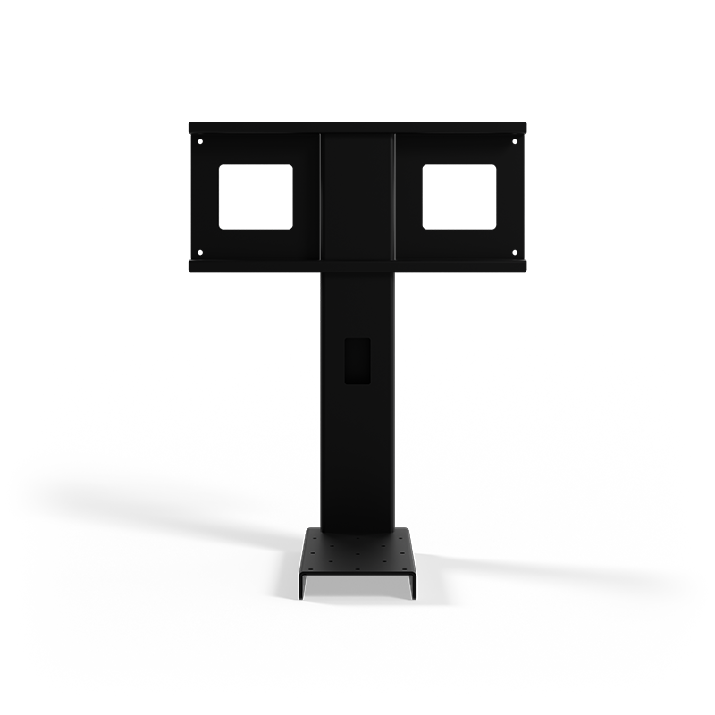 Monitor mount on white background. 