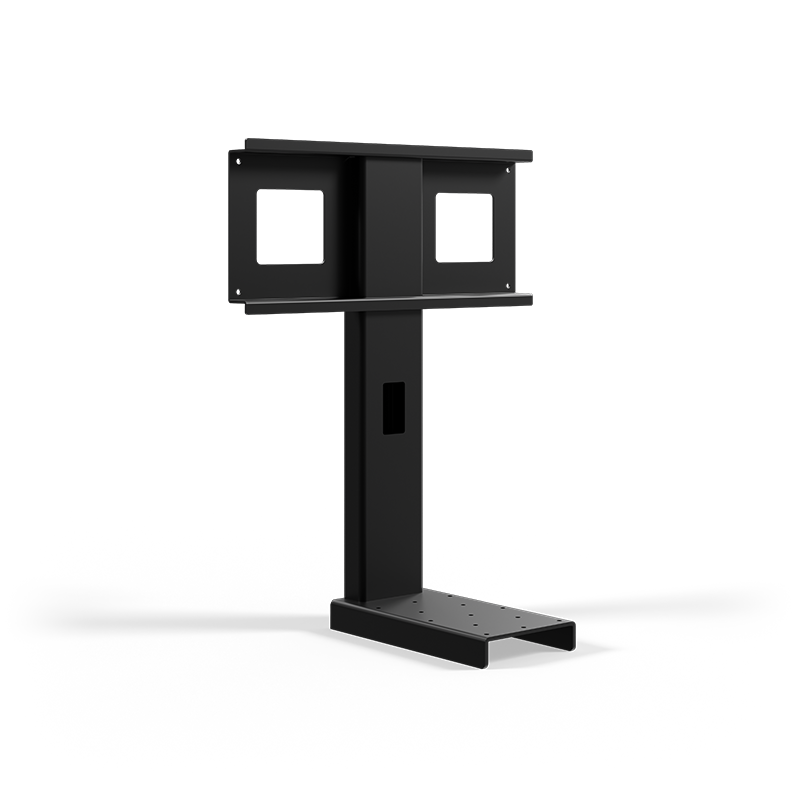 Monitor mount on white background. 
