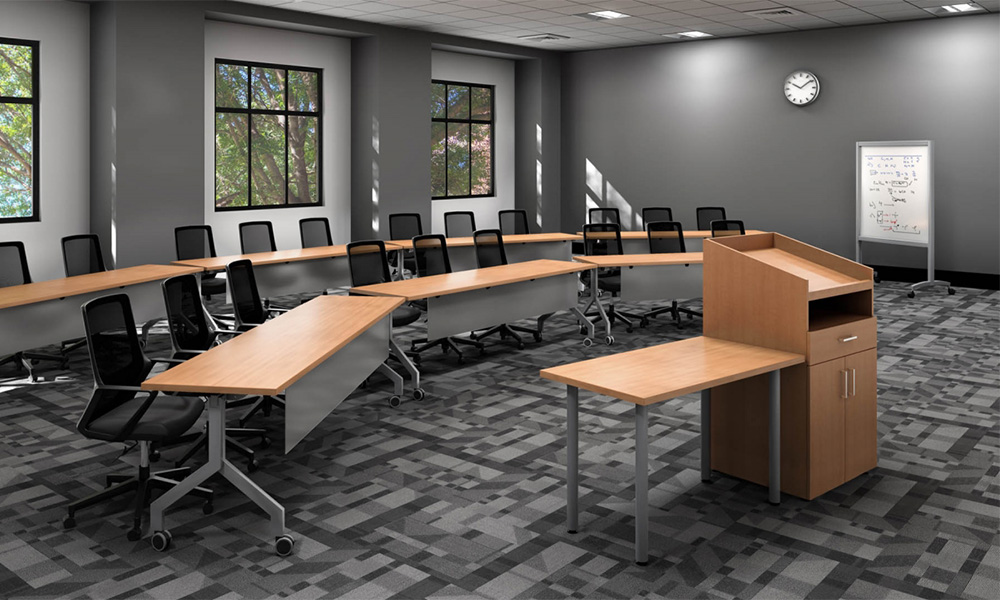 Foundation Lectern in classroom configuration